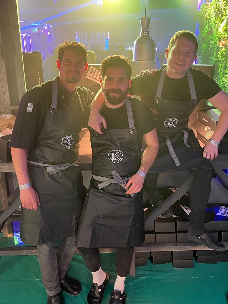 Dec's Kitchen chef team at a brand launch event